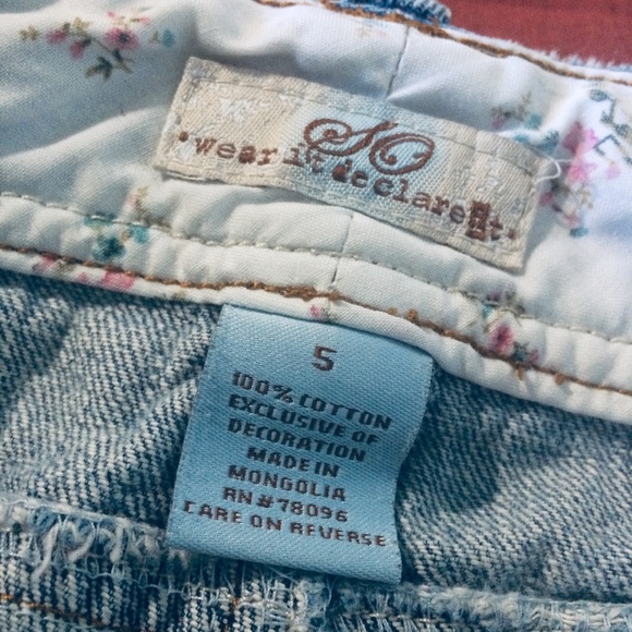 SO Wear it Declare it shorts Sz 5 - Picture 3 of 10